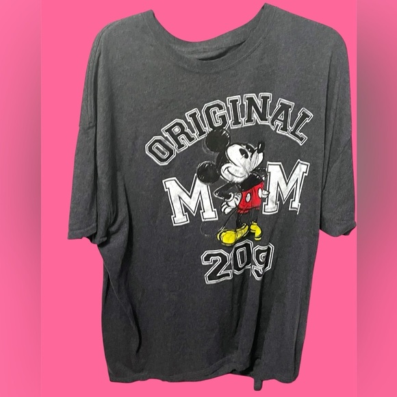 Disney Charcoal Tee with Logo - Picture 1 of 6